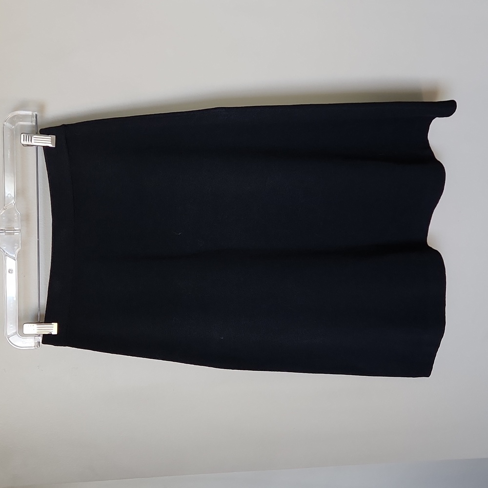 St John Black Knit skirt